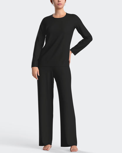 Pijama largo de mujer en modal de IMPETUS IM8551O0100